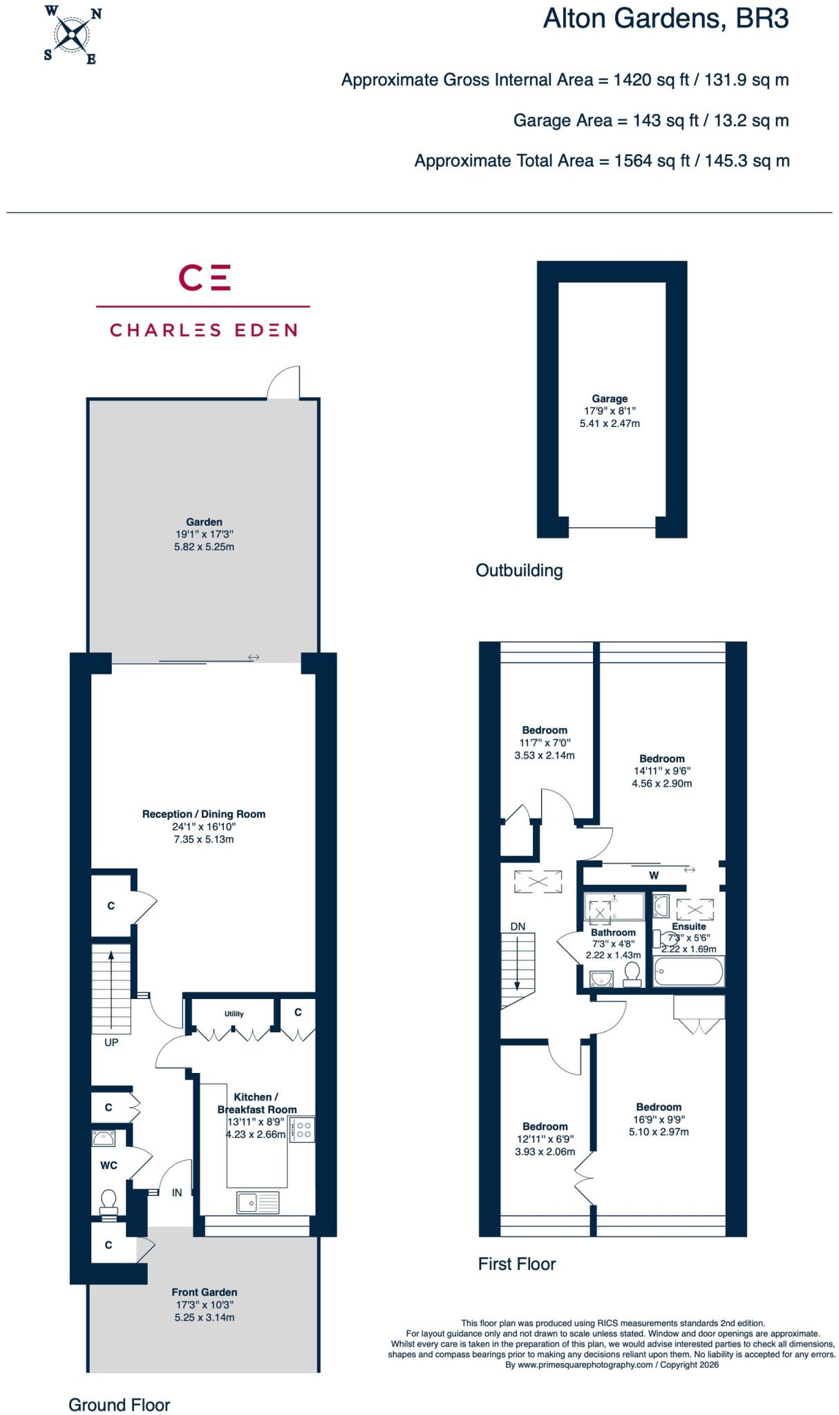 Alton Gardens, Beckenham, BR3 floorplan
