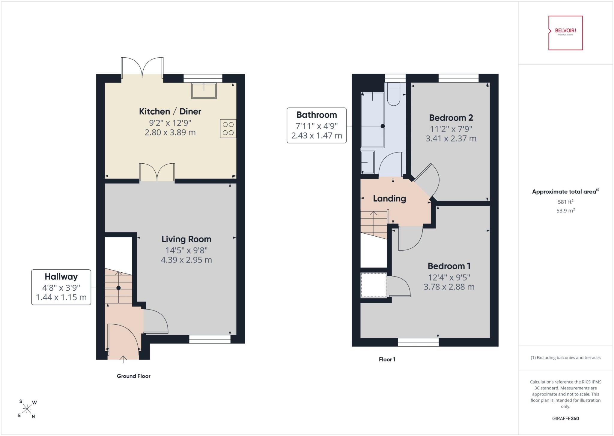 Japonica Drive, Bulwell, NG6 floorplan