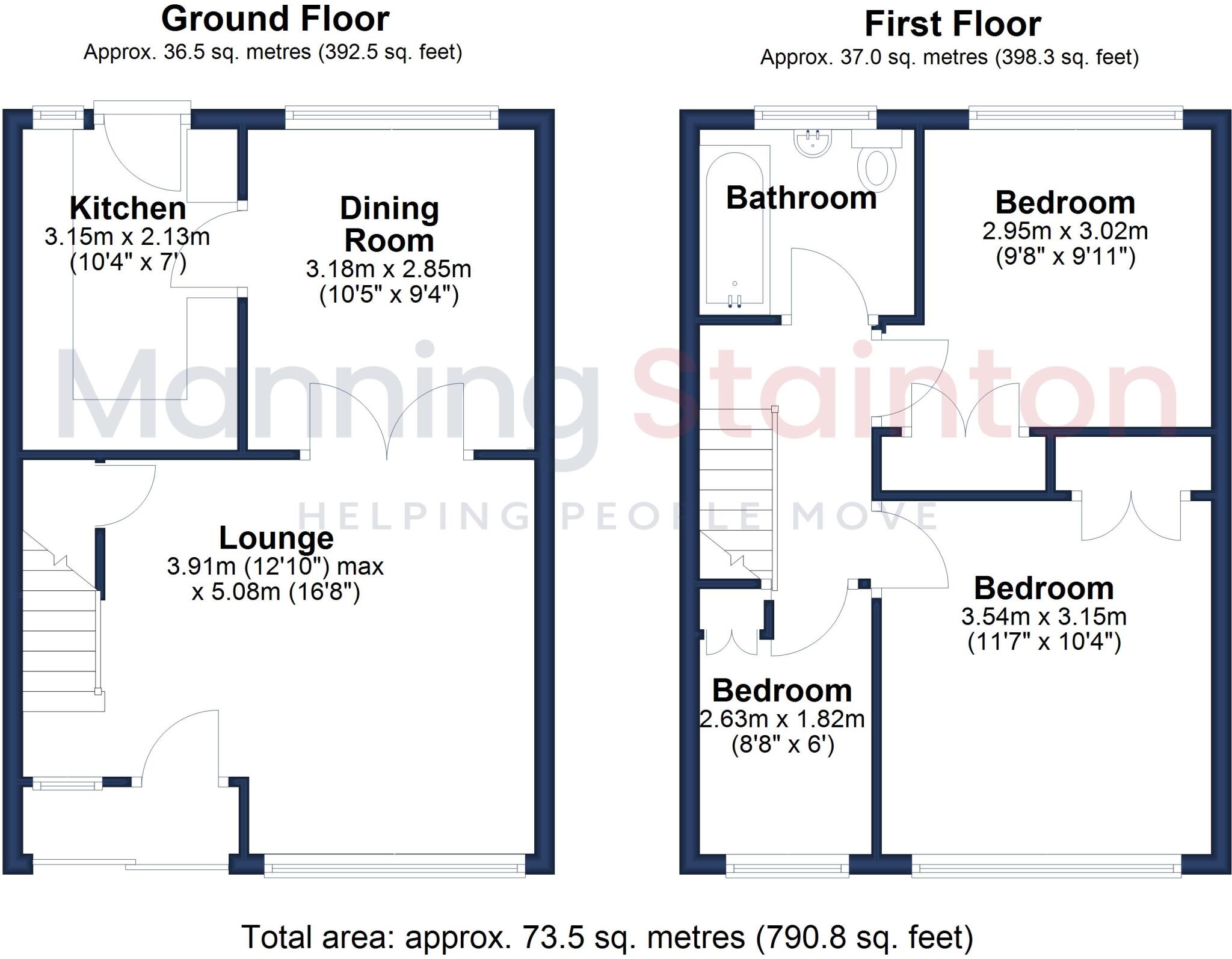 Garland Drive, Leeds, West Yorkshire floorplan