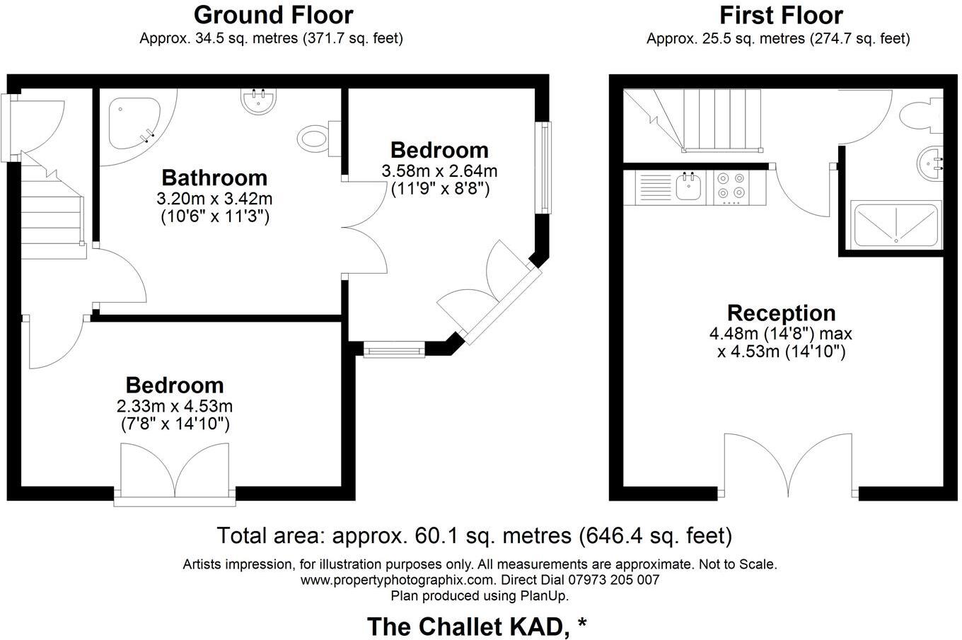 Horseshoe Pass, Llangollen floorplan