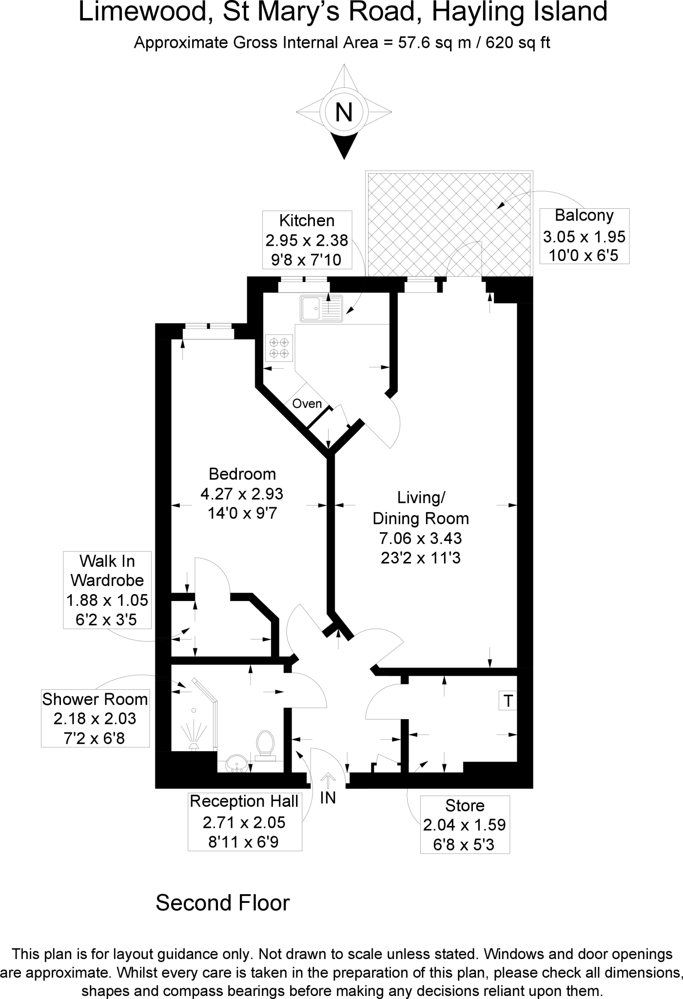 St. Marys Road, Hayling Island, Hampshire, PO11 floorplan