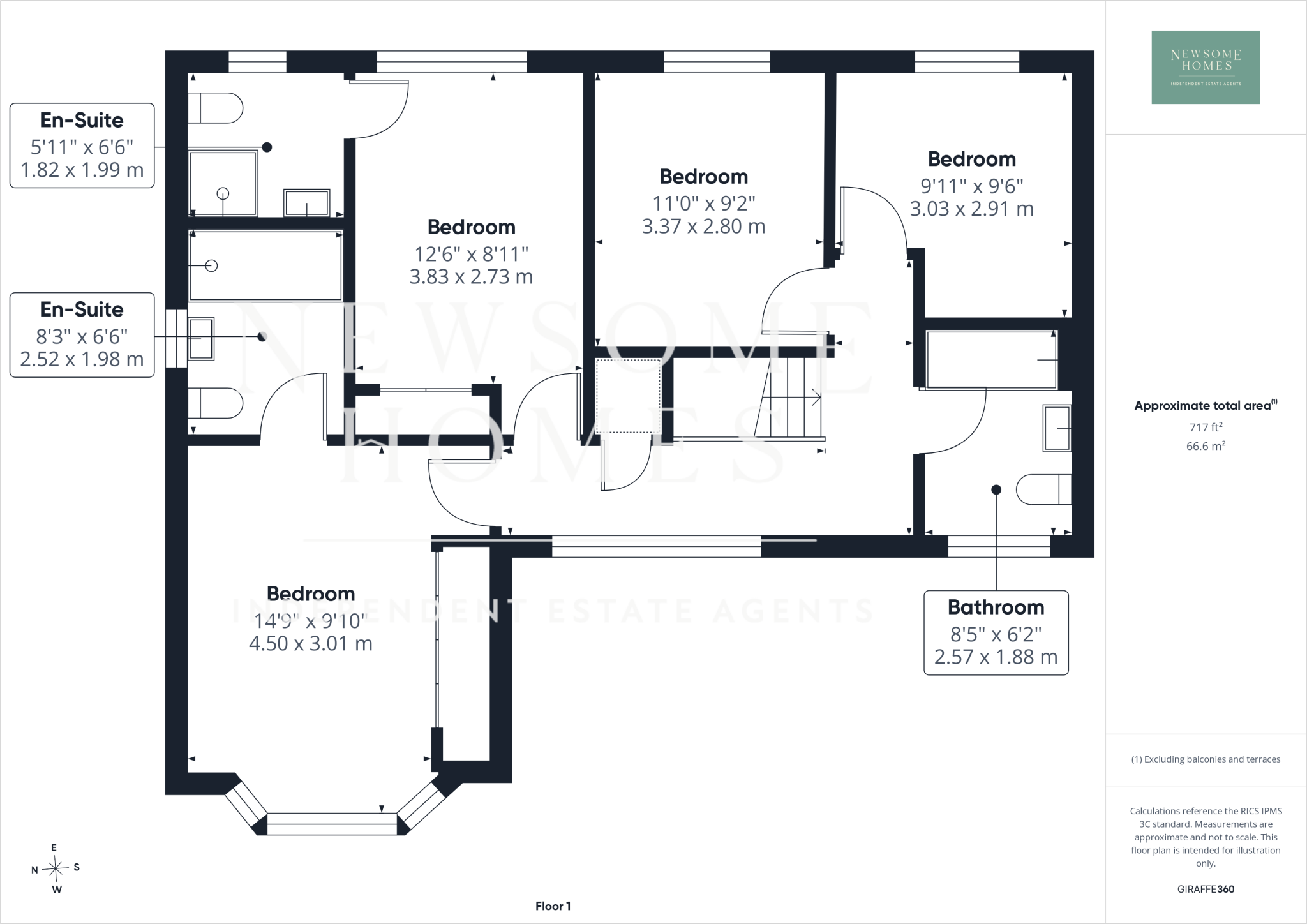 Fox Field, Northop floorplan