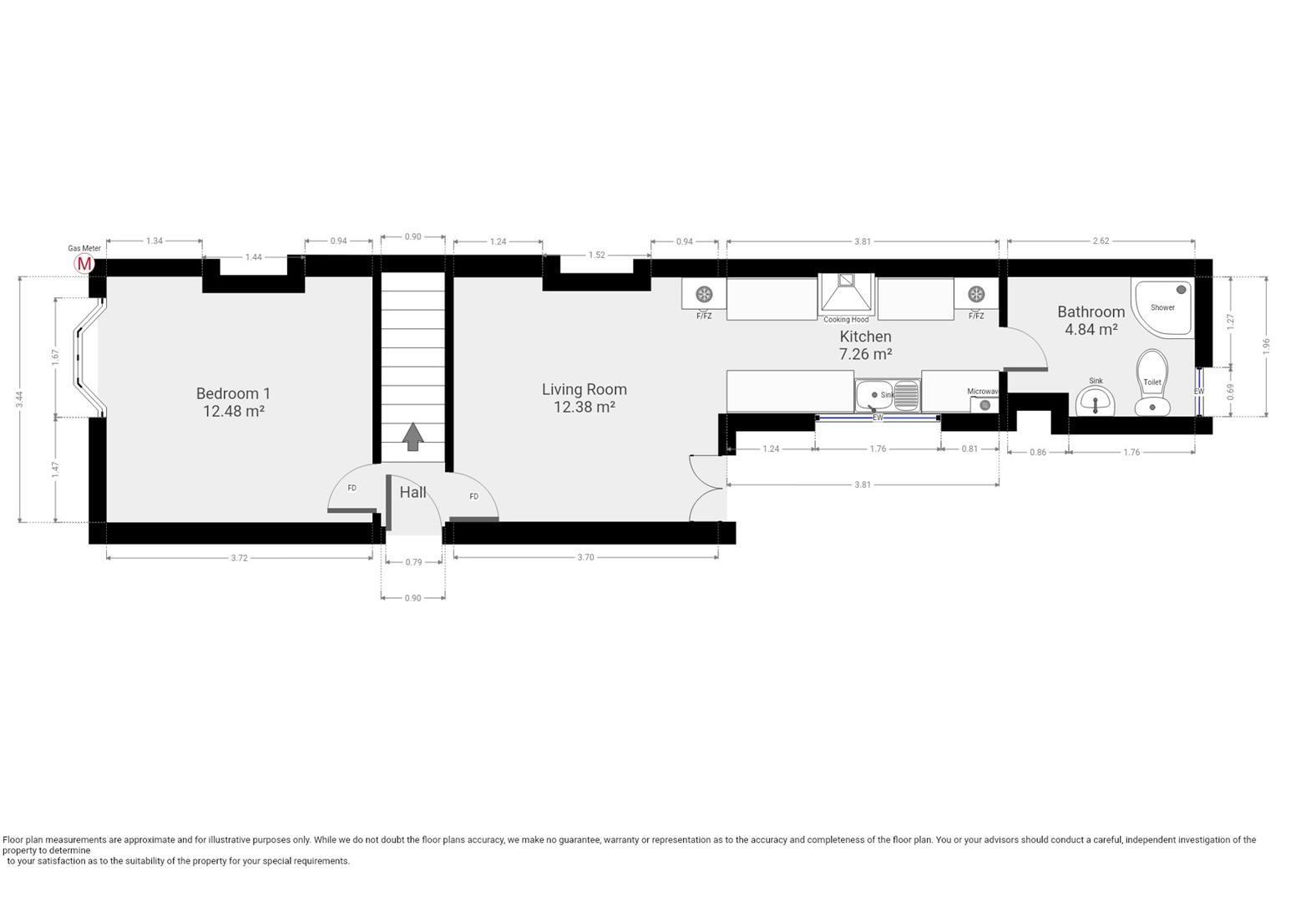 27/28 - Gresham Street - Student House floorplan