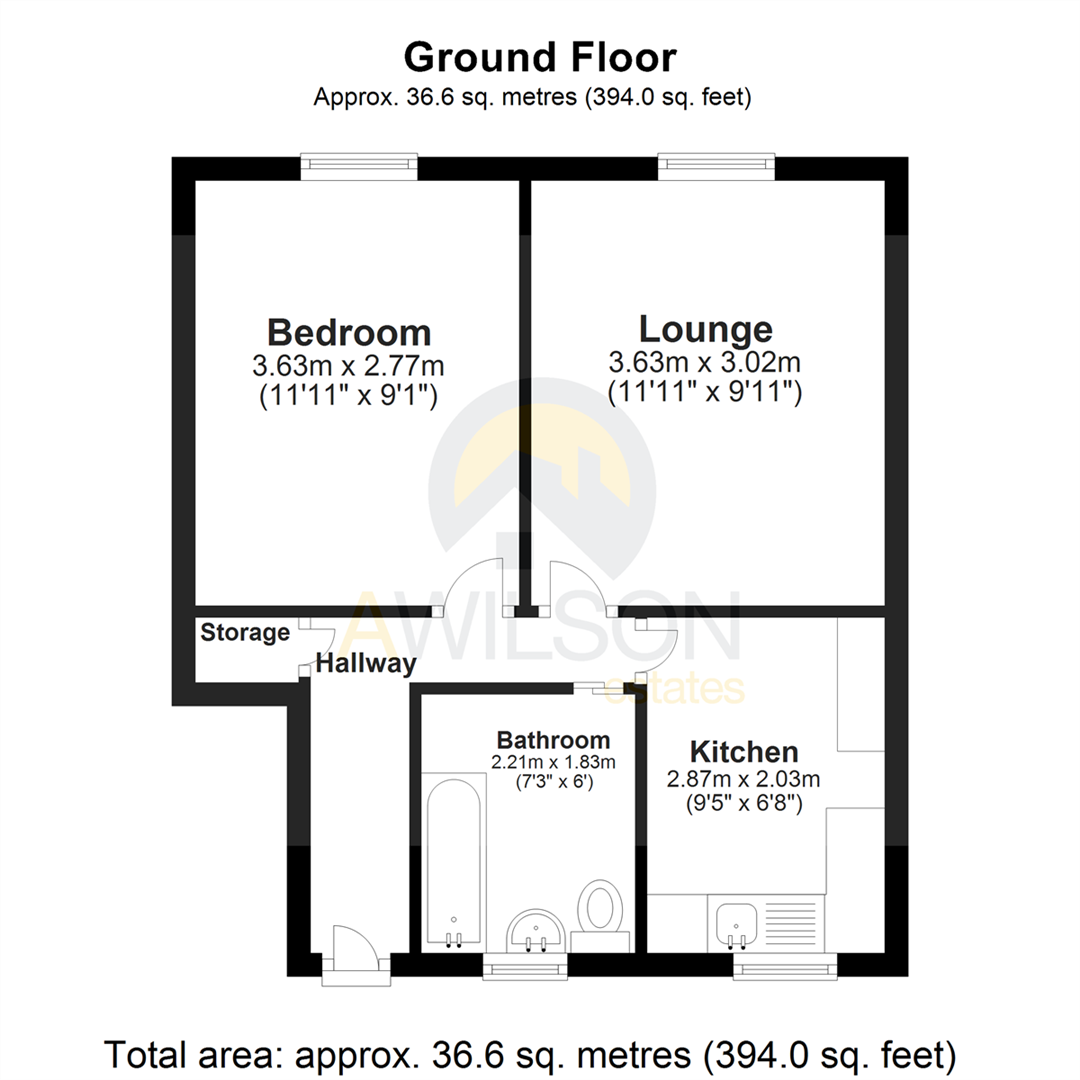 St. Pauls Gardens, Newman Street, Hyde floorplan