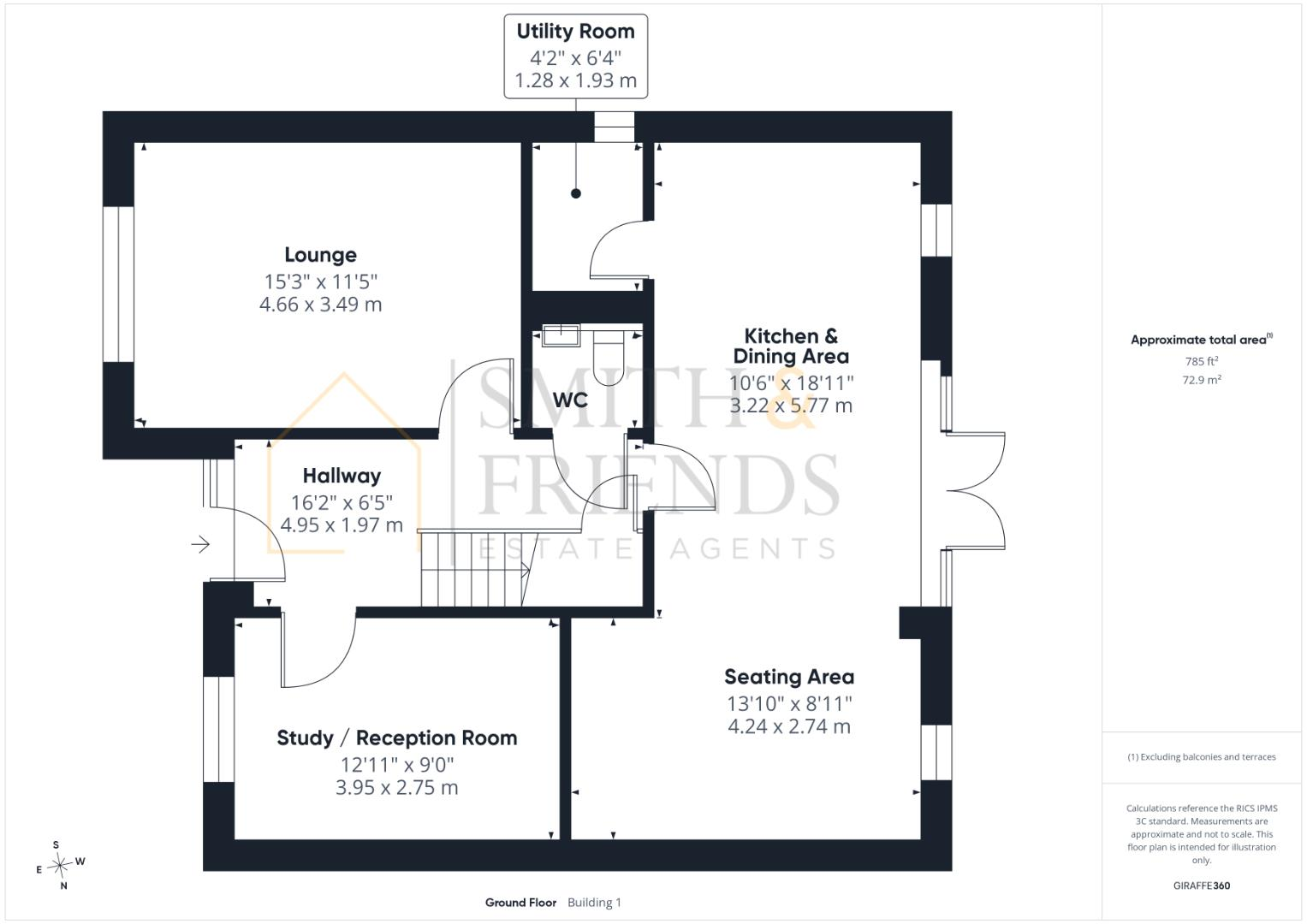 Fontburn Close, Elwick Grove, Hartlepool floorplan