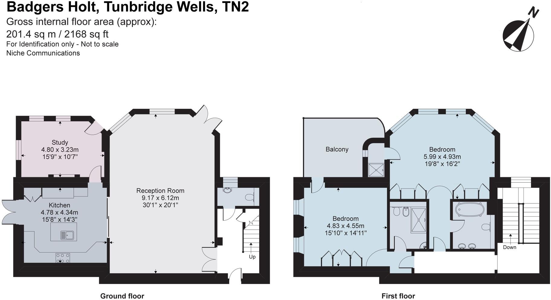 Badgers Holt, Tunbridge Wells, Kent, TN2 floorplan