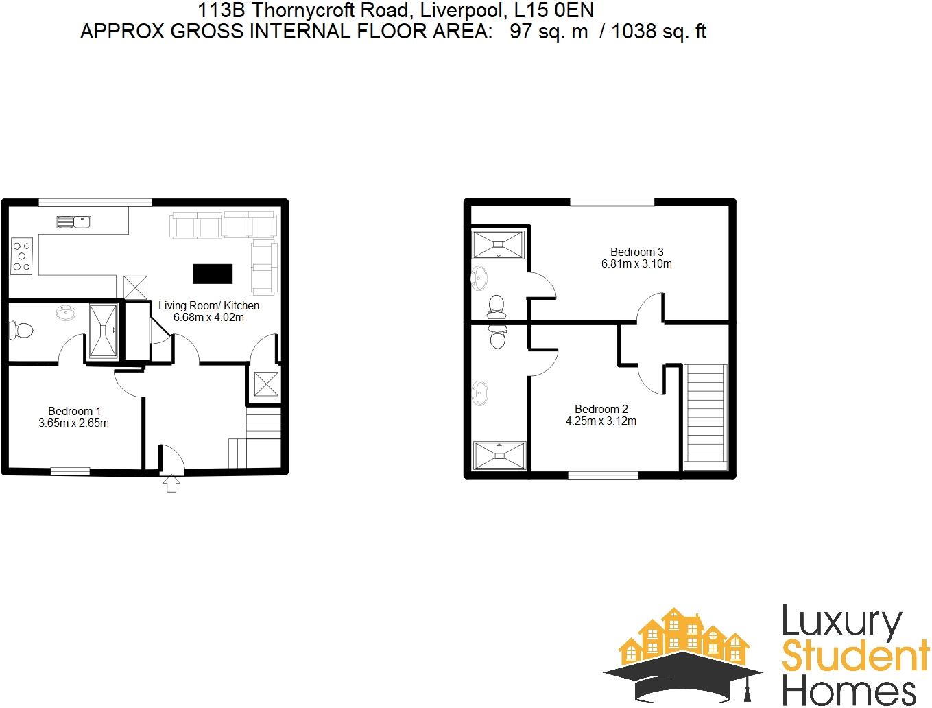 Thornycroft Road, Liverpool floorplan
