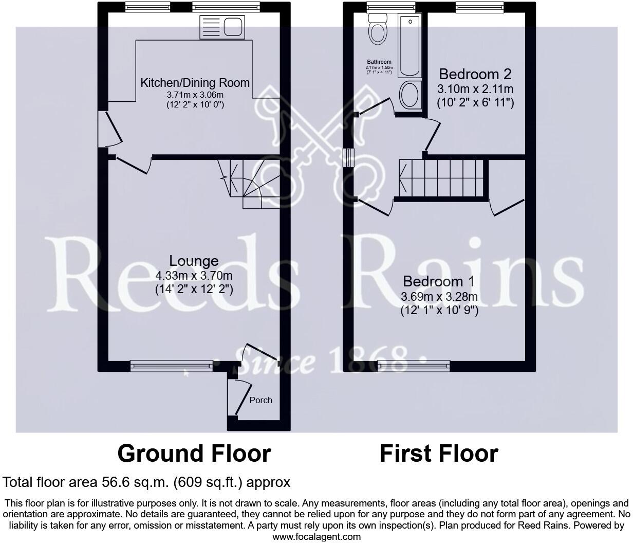 Longwoods Walk, Knottingley, West Yorkshire, WF11 floorplan