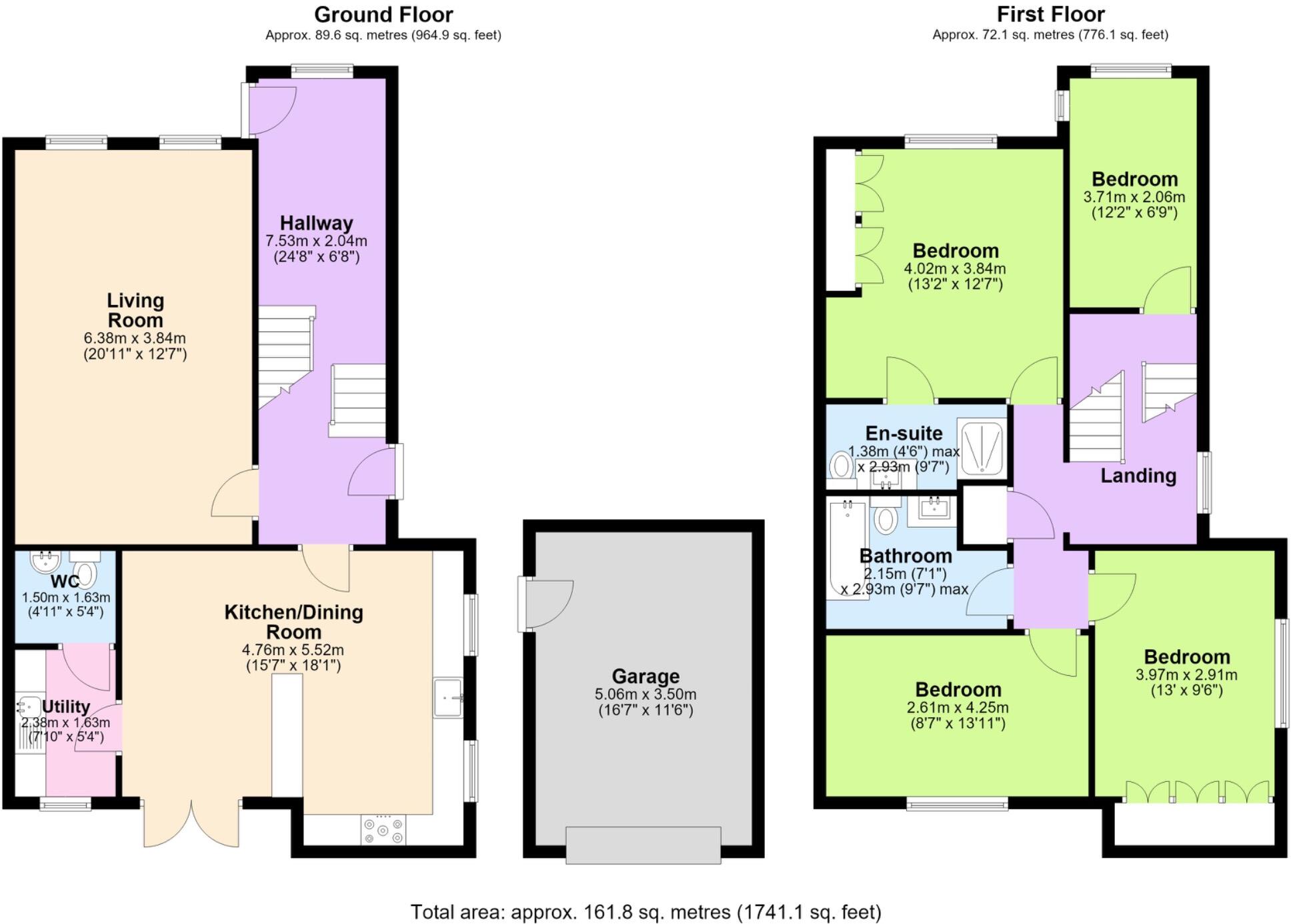 Worthington Mews, Limekiln Lane, Wellington, Telford, Shropshire, TF1 2NE floorplan