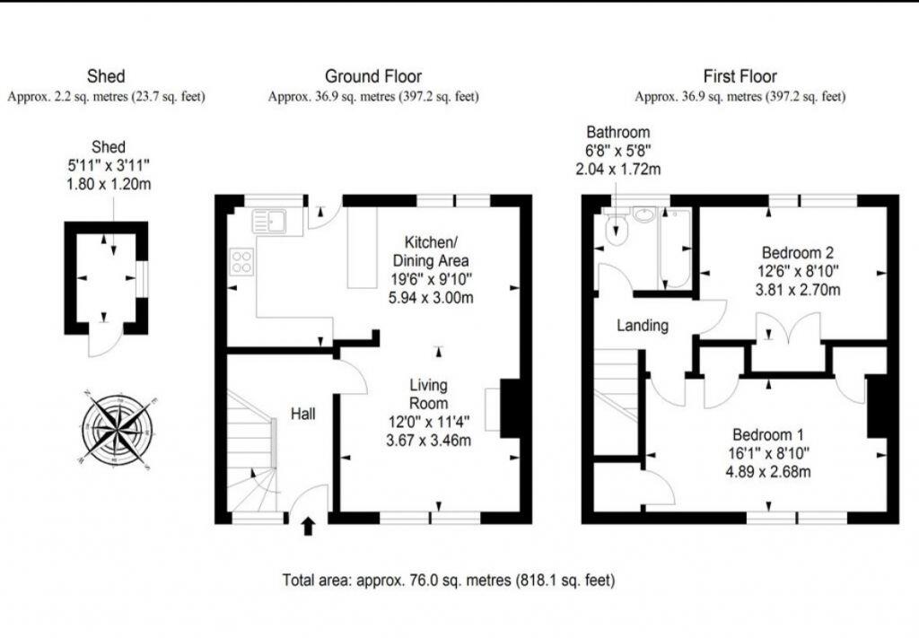 6a, Polton Avenue Road, Bonnyrigg, EH19 2NX floorplan