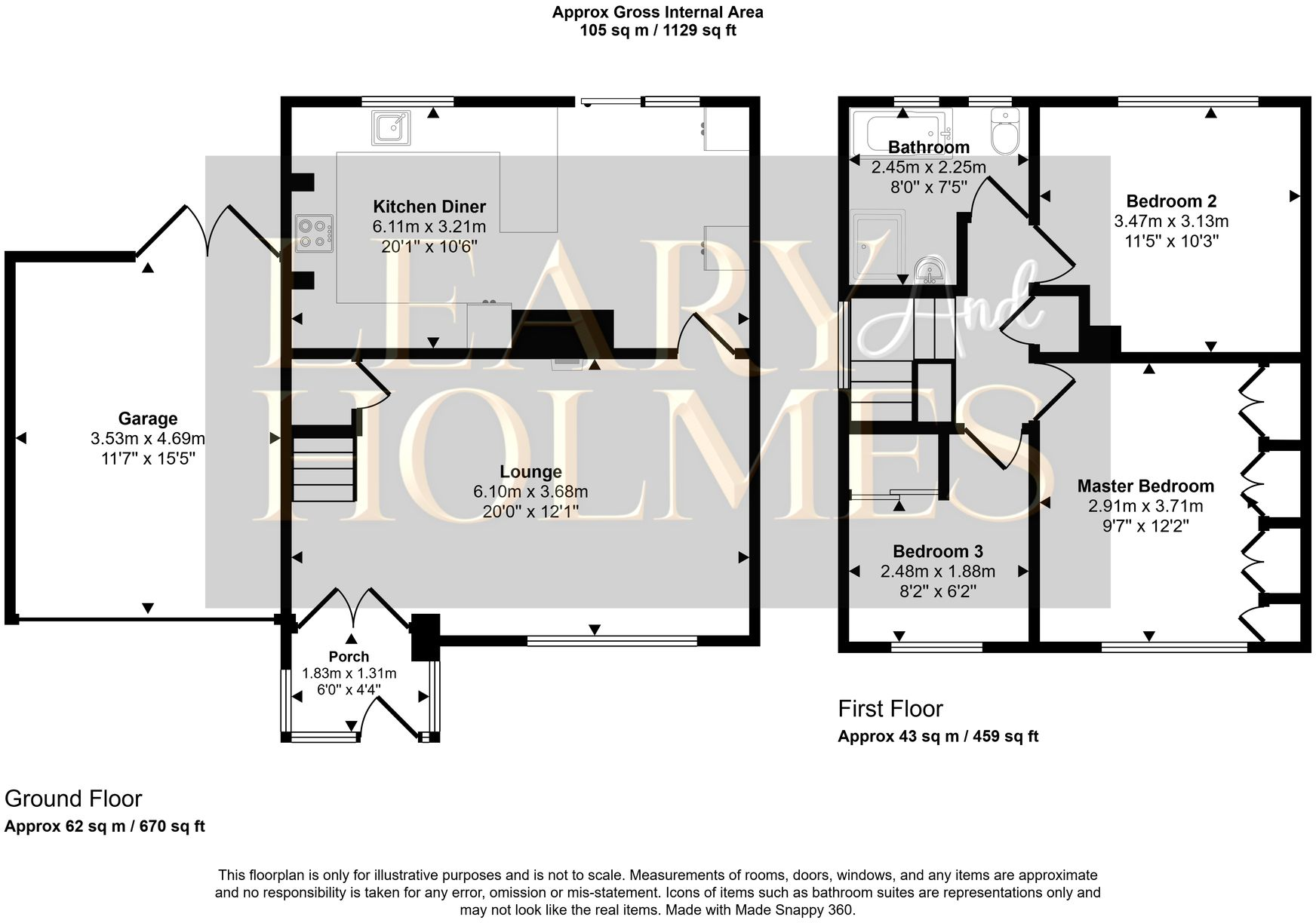 Girtin Road, South Shields, NE34 floorplan