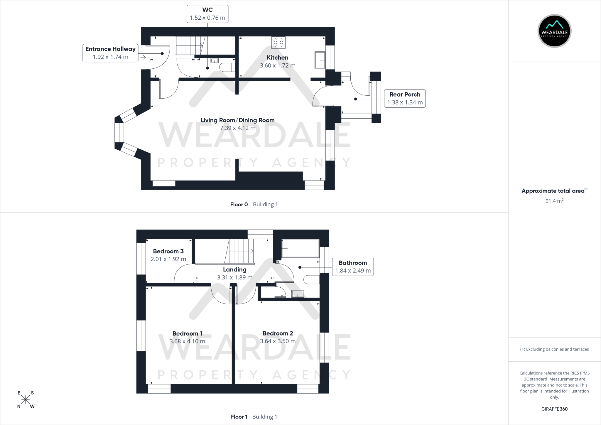 41 Hood Street, Bishop Auckland, DL13 1QL floorplan