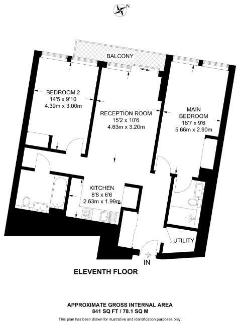 10 Cutter Lane,  London, SE10 floorplan