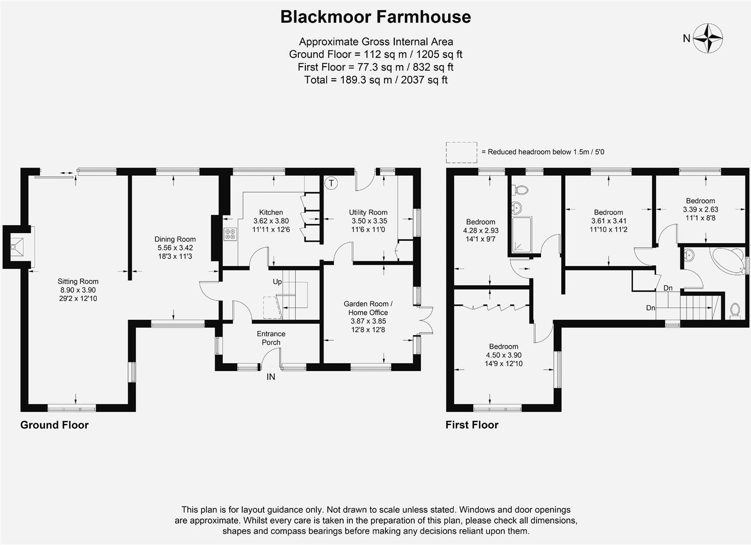 Blackmoor Farmhouse, Blackmoor Road, Aubourn floorplan