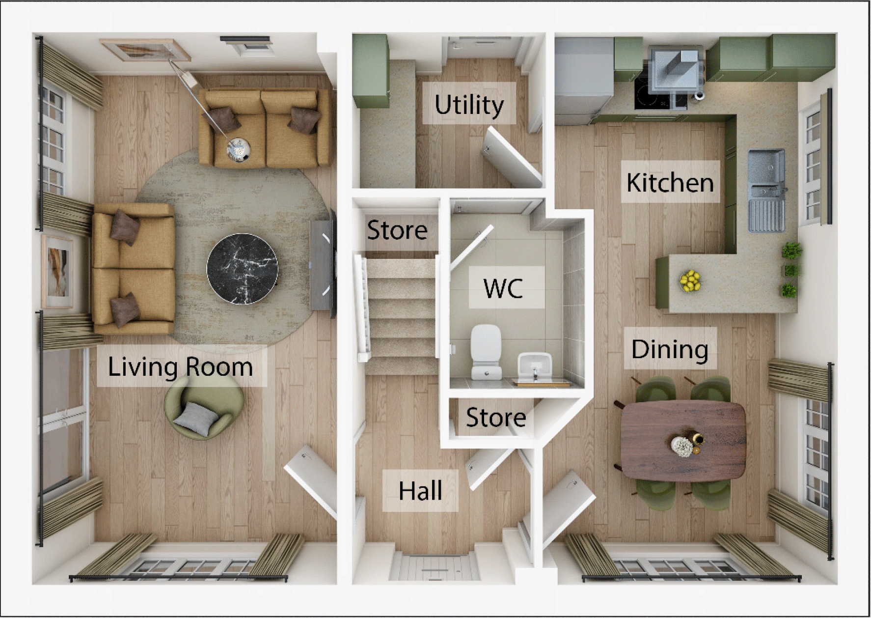 York Way, 
Northampton, 
Northamptonshire, 
NN5 6UX floorplan
