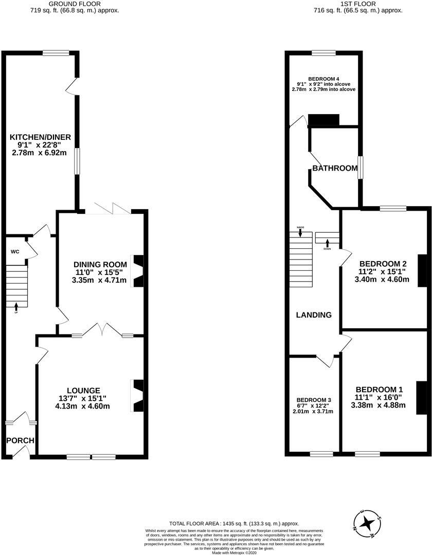 Windsor Terrace, South Gosforth, Newcastle upon Tyne floorplan