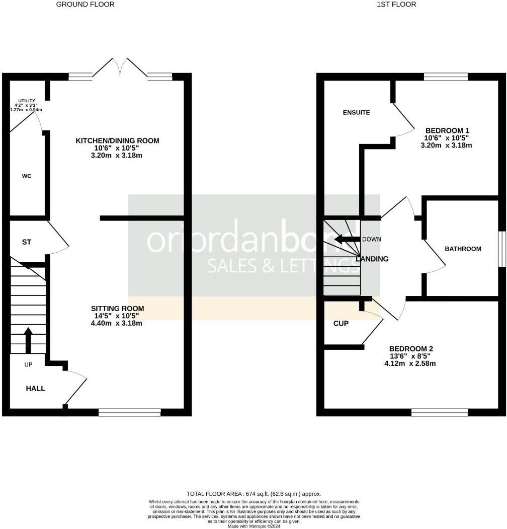Glebe Road, Boughton, Northampton NN2 floorplan