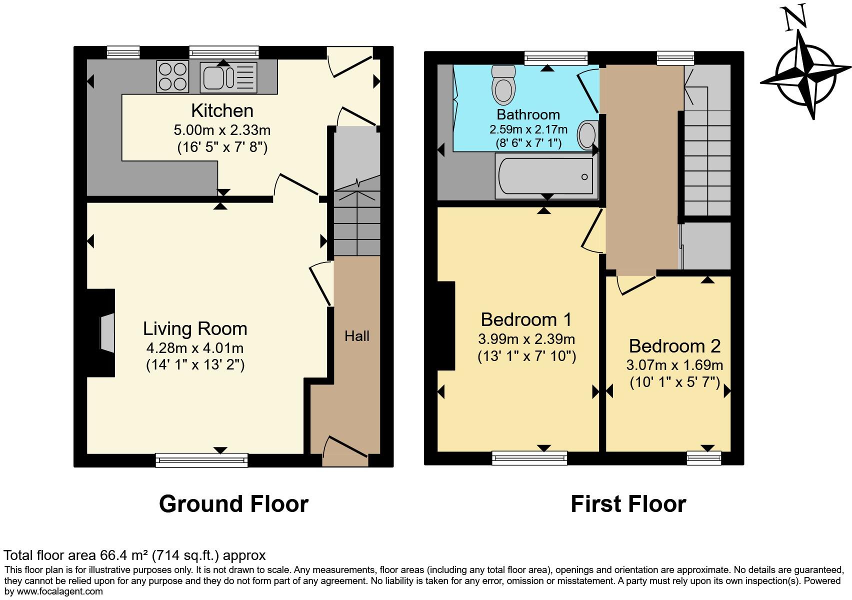 Moorfield Road, Huddersfield, HD1 floorplan