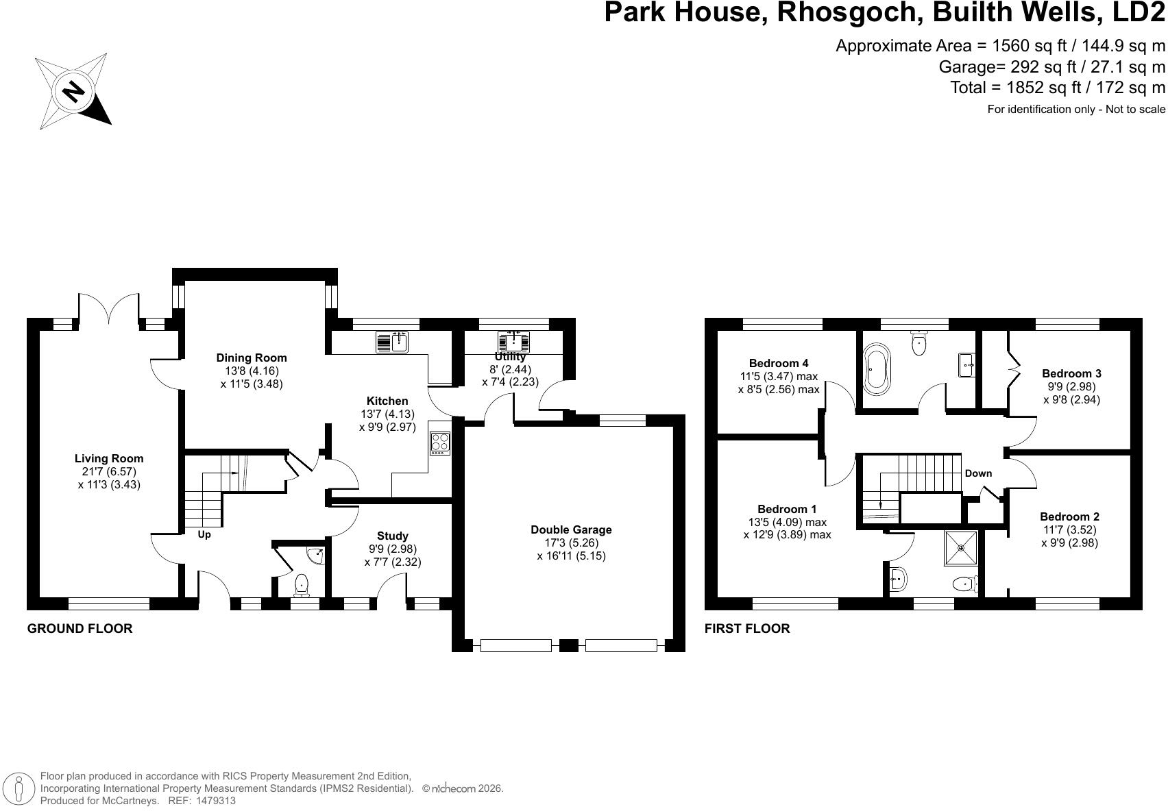 Rhosgoch, Builth Wells, Powys floorplan