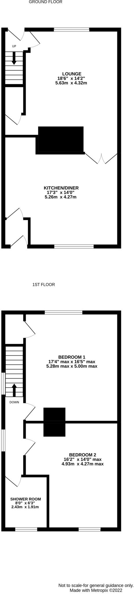 Langley Street, Langley Park, Durham, DH7 floorplan