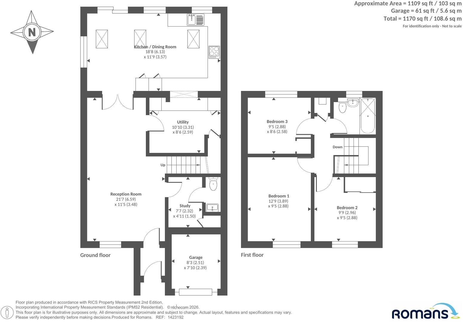 Binbrook Close, Lower Earley, Reading floorplan