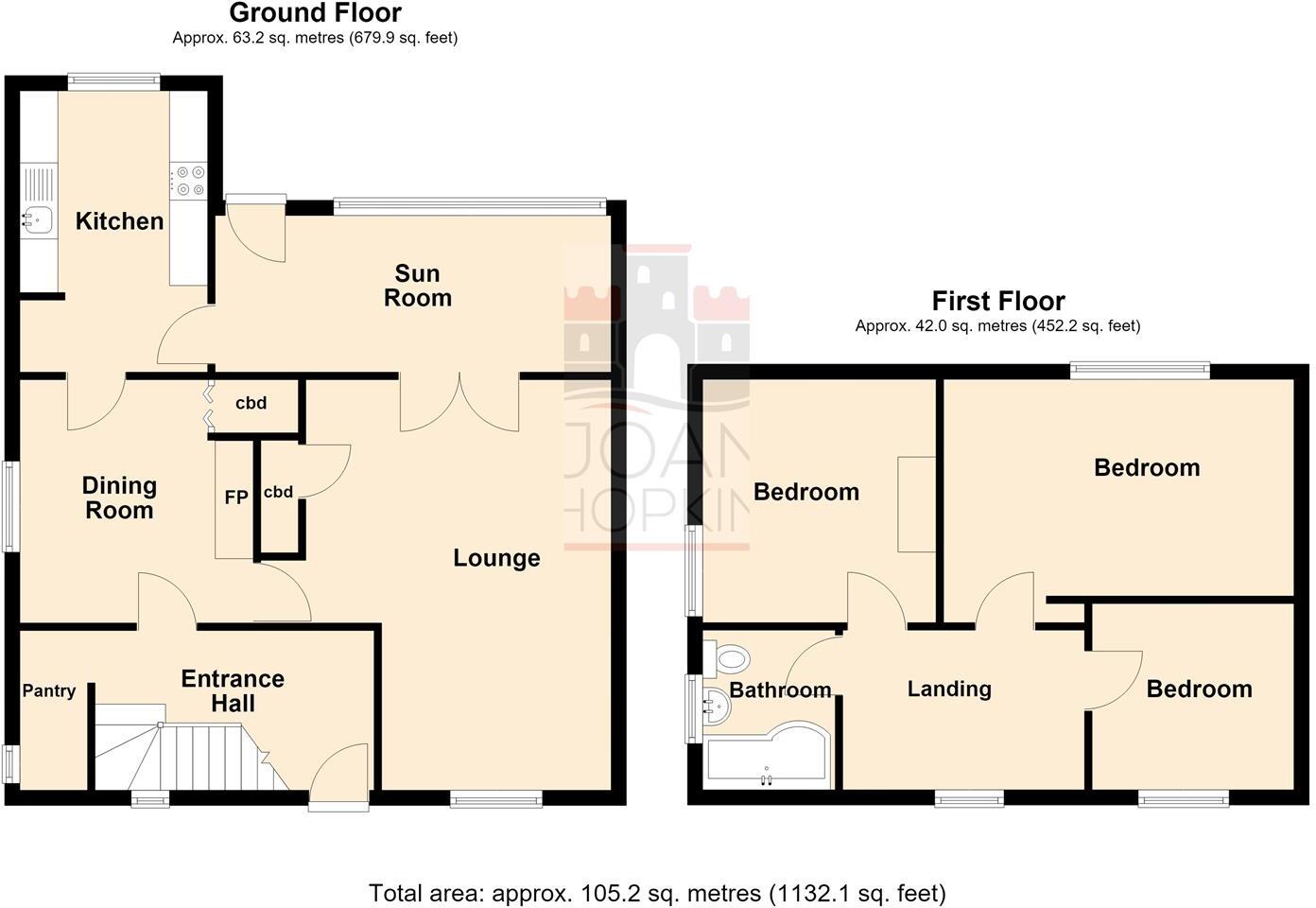 Tawelfan, Llangoed, Beaumaris floorplan
