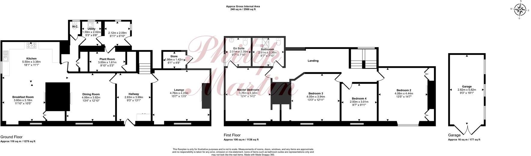 Come-To-Good, Feock floorplan