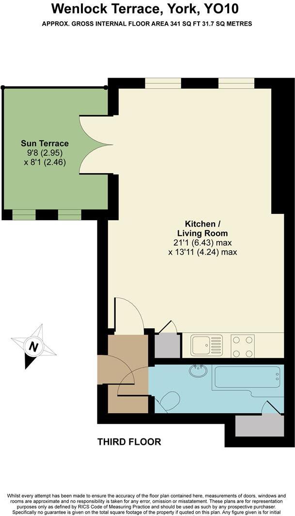 Wenlock Terrace, York floorplan