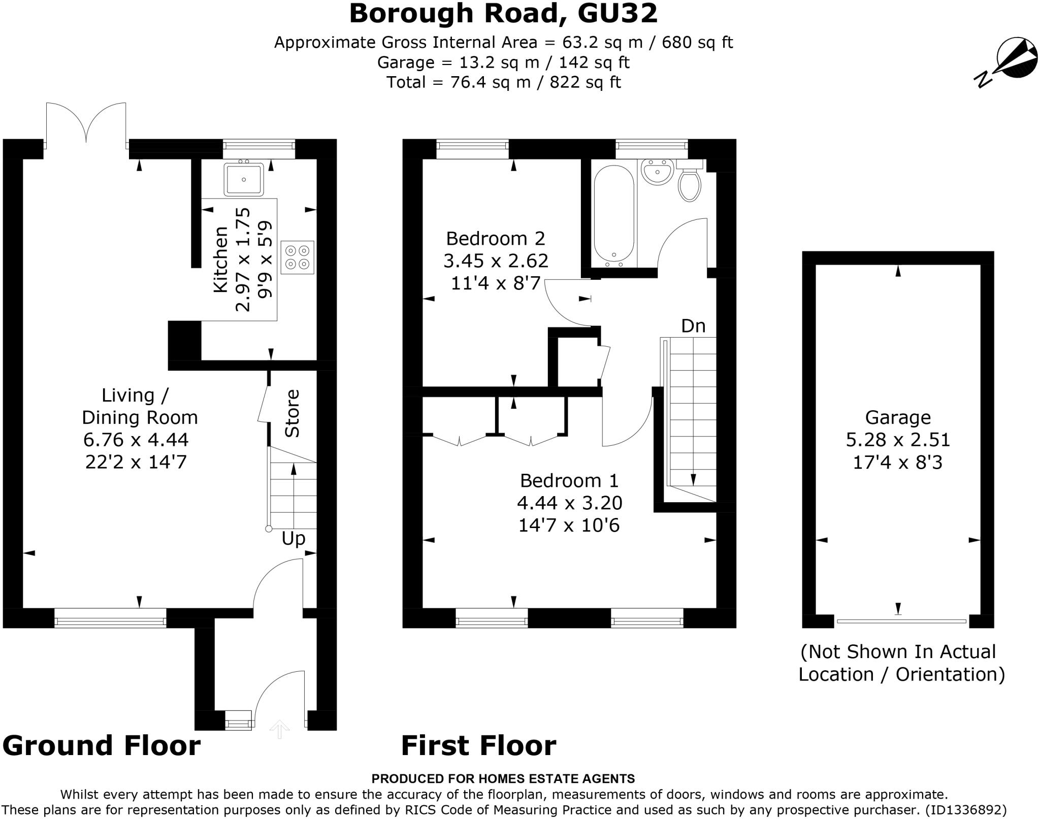 Borough Road, Petersfield, Hampshire floorplan