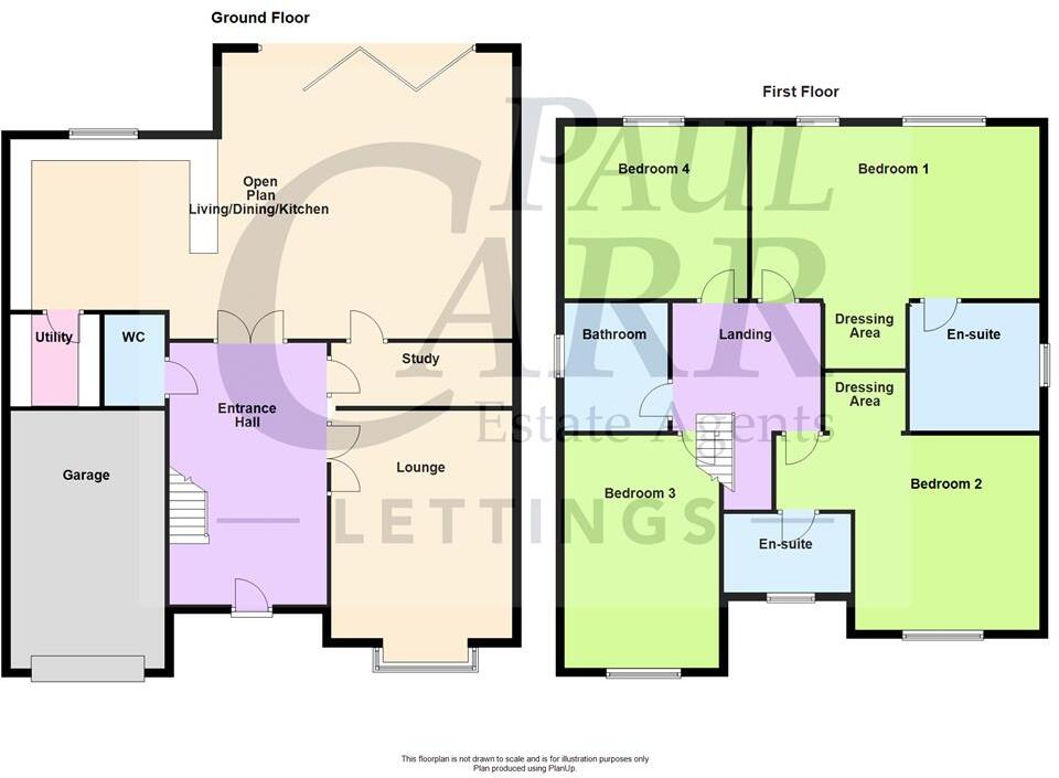 New Build Detached House, James's Place, Little Aston Road, Aldridge WS9 0NP floorplan