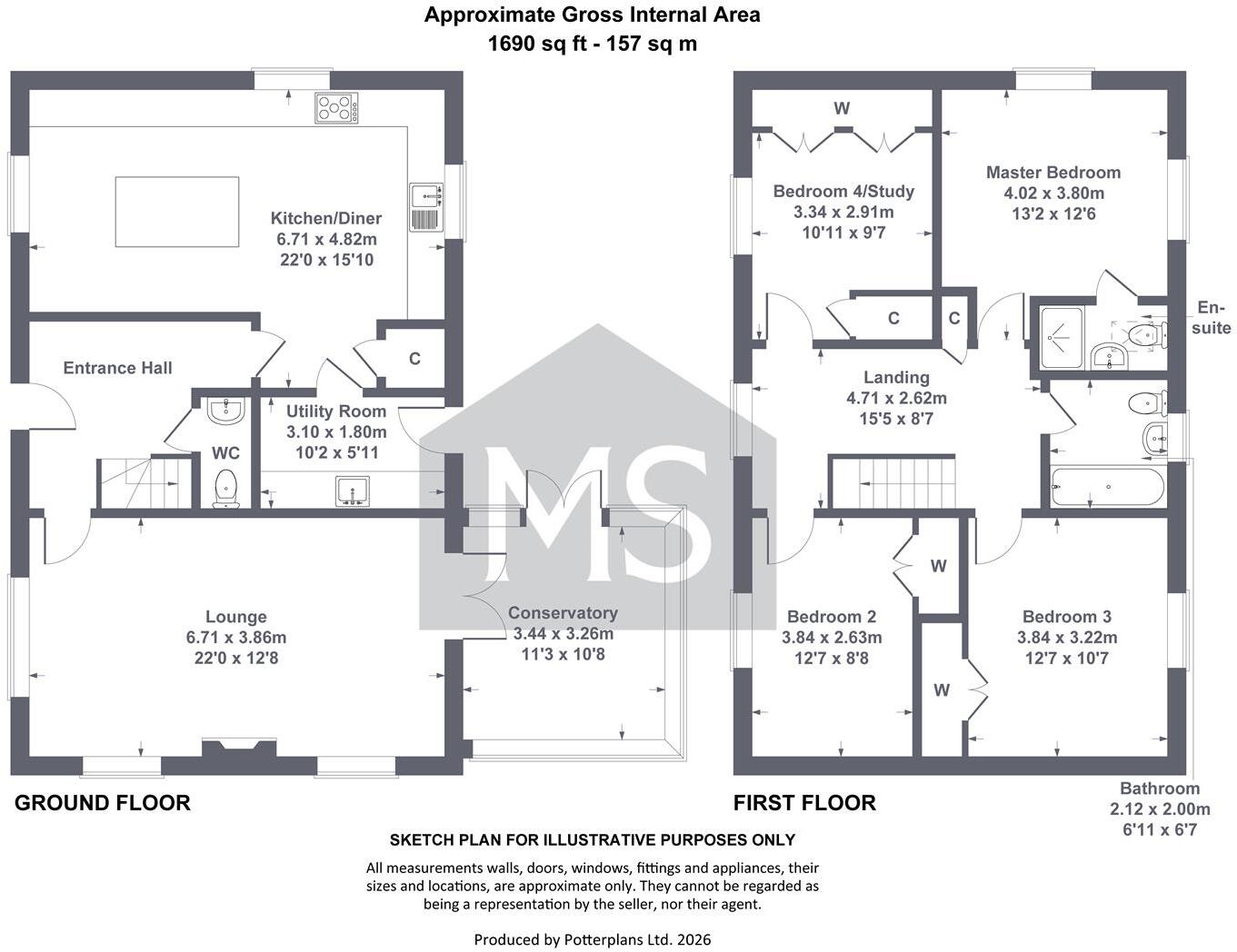 Dam Lane, Leavening, Malton floorplan