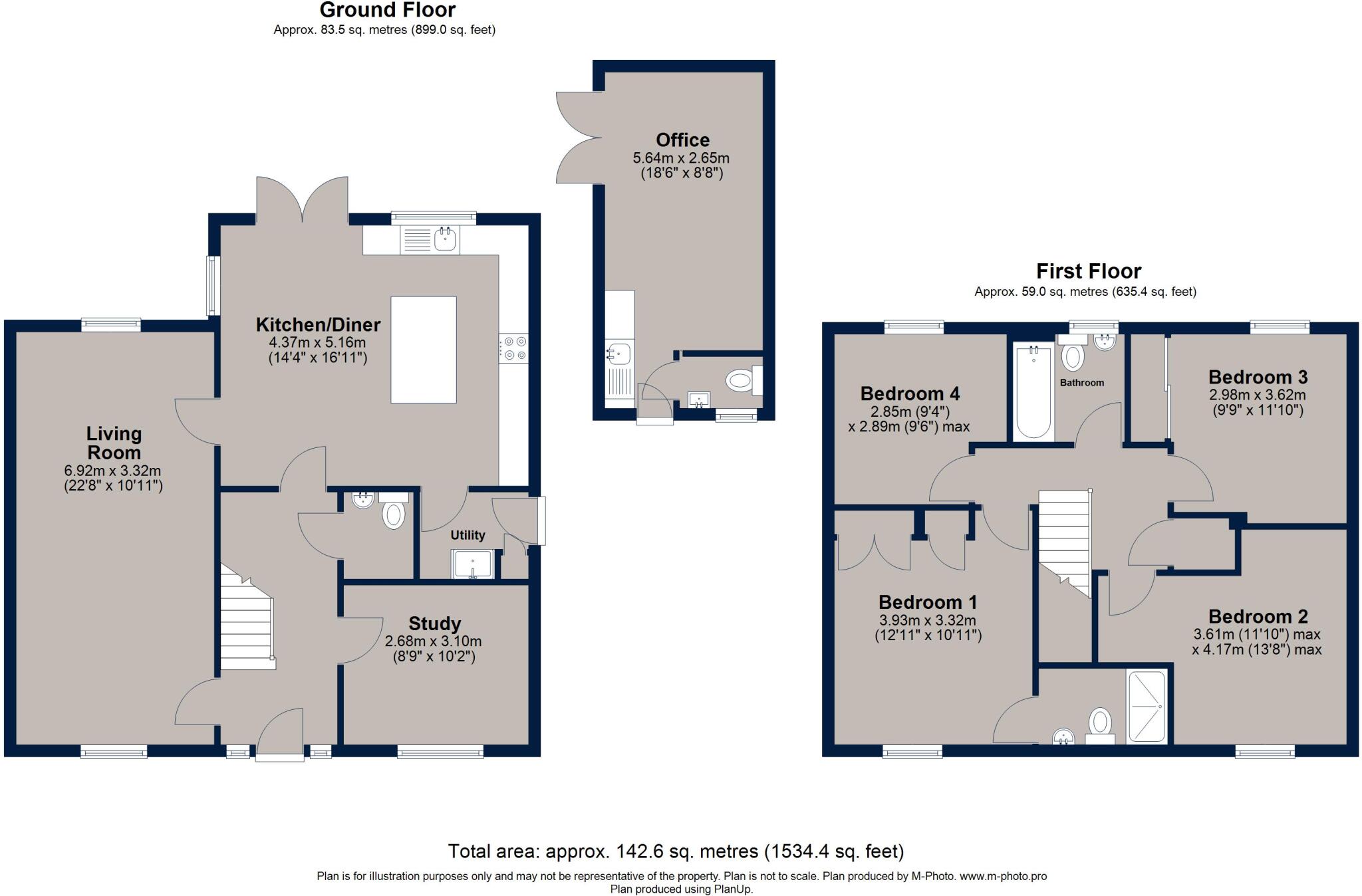 Kempton Drive, Barleythorpe, Oakham floorplan