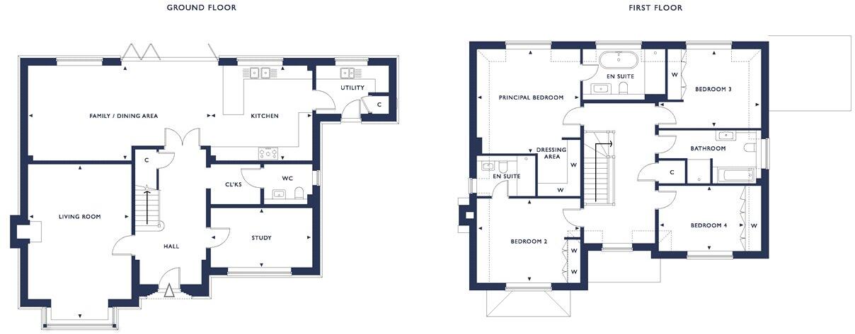 The Street, West Horsley, KT24 floorplan