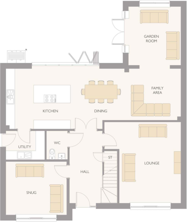 Faulkner Close, Lambton Park, Chester Le Street, DH3 floorplan