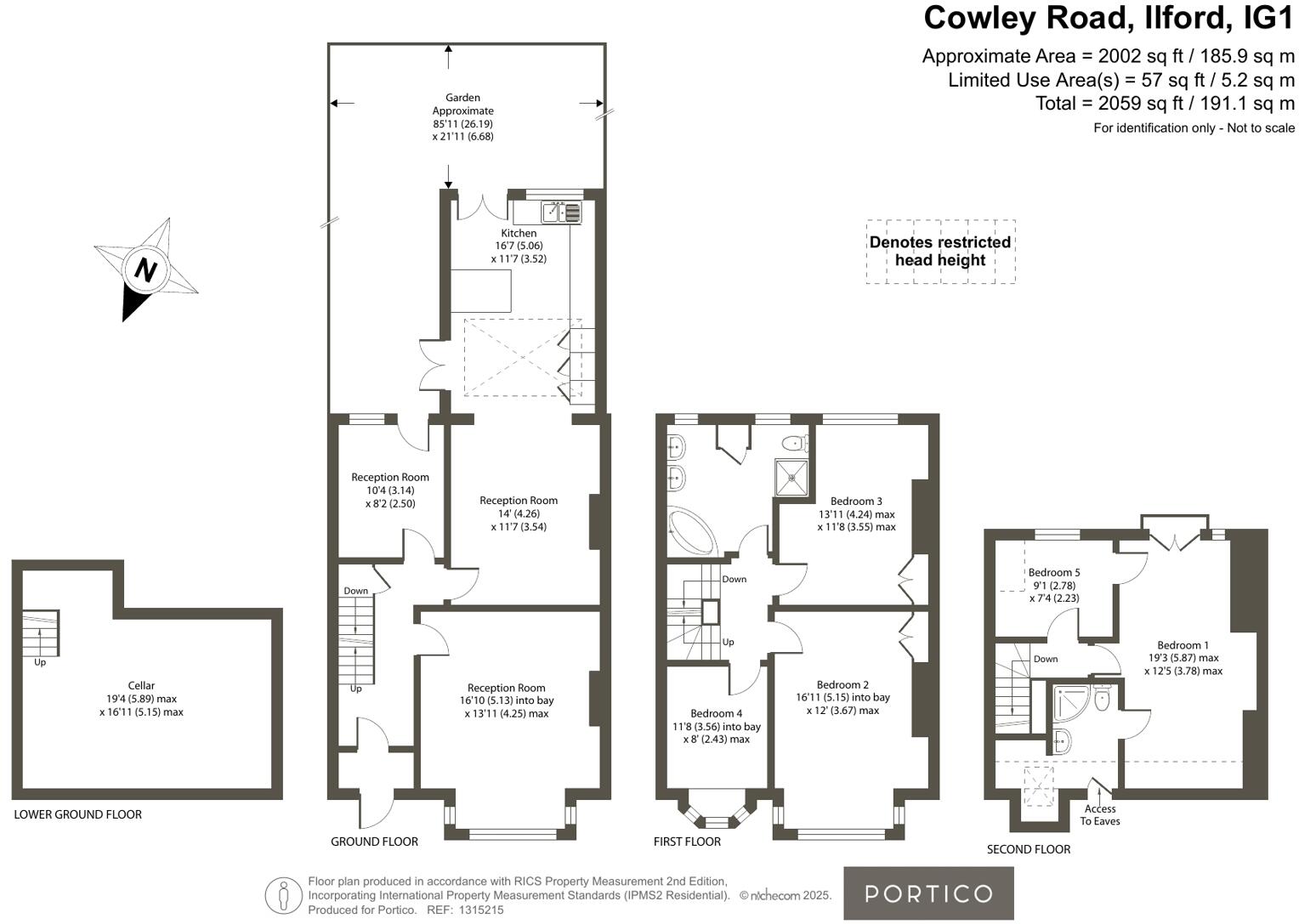 Cowley Road, Ilford floorplan
