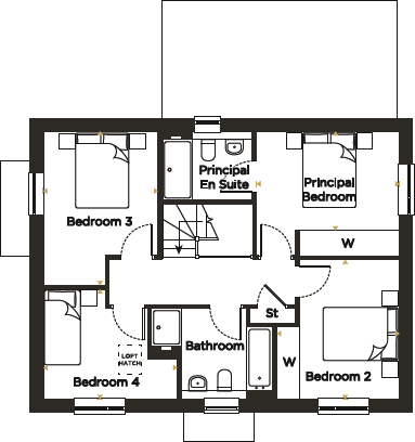 Sage Drive, Ickford, Aylesbury, Buckinghamshire, HP18 floorplan