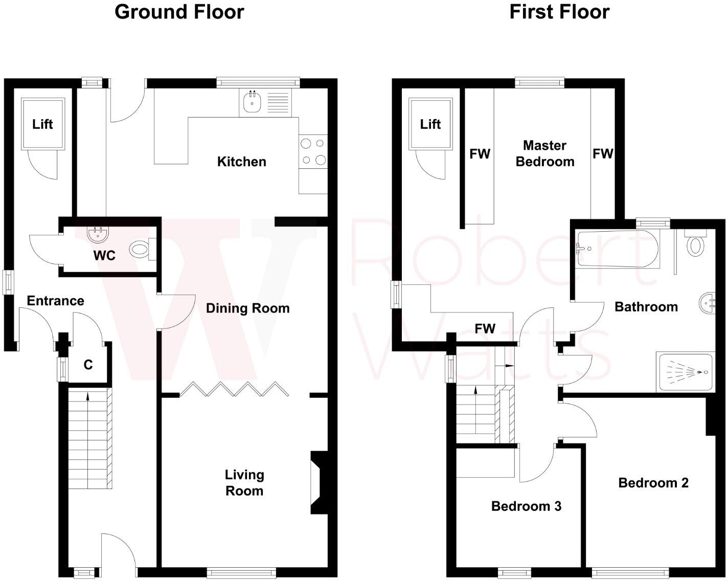 High House Avenue, Bradford, BD2 floorplan