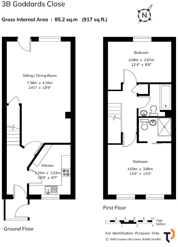 Goddards Close, Cranbrook, Kent, TN17 3LJ floorplan