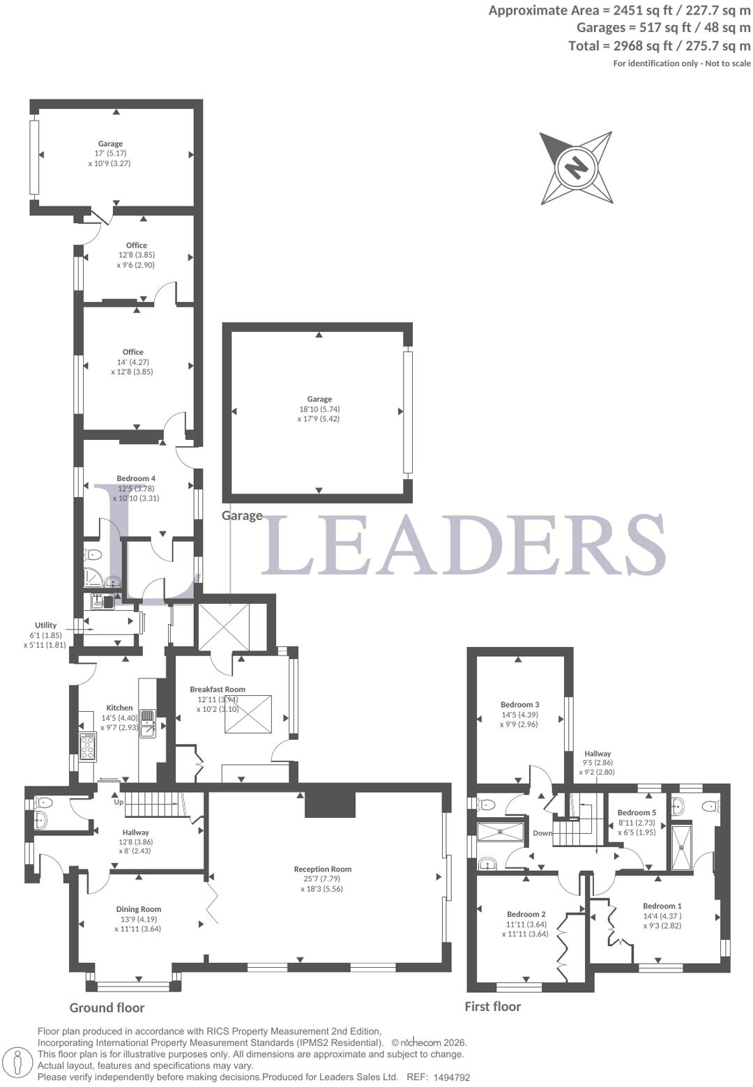 Mutton Hill, Dormansland, Lingfield floorplan