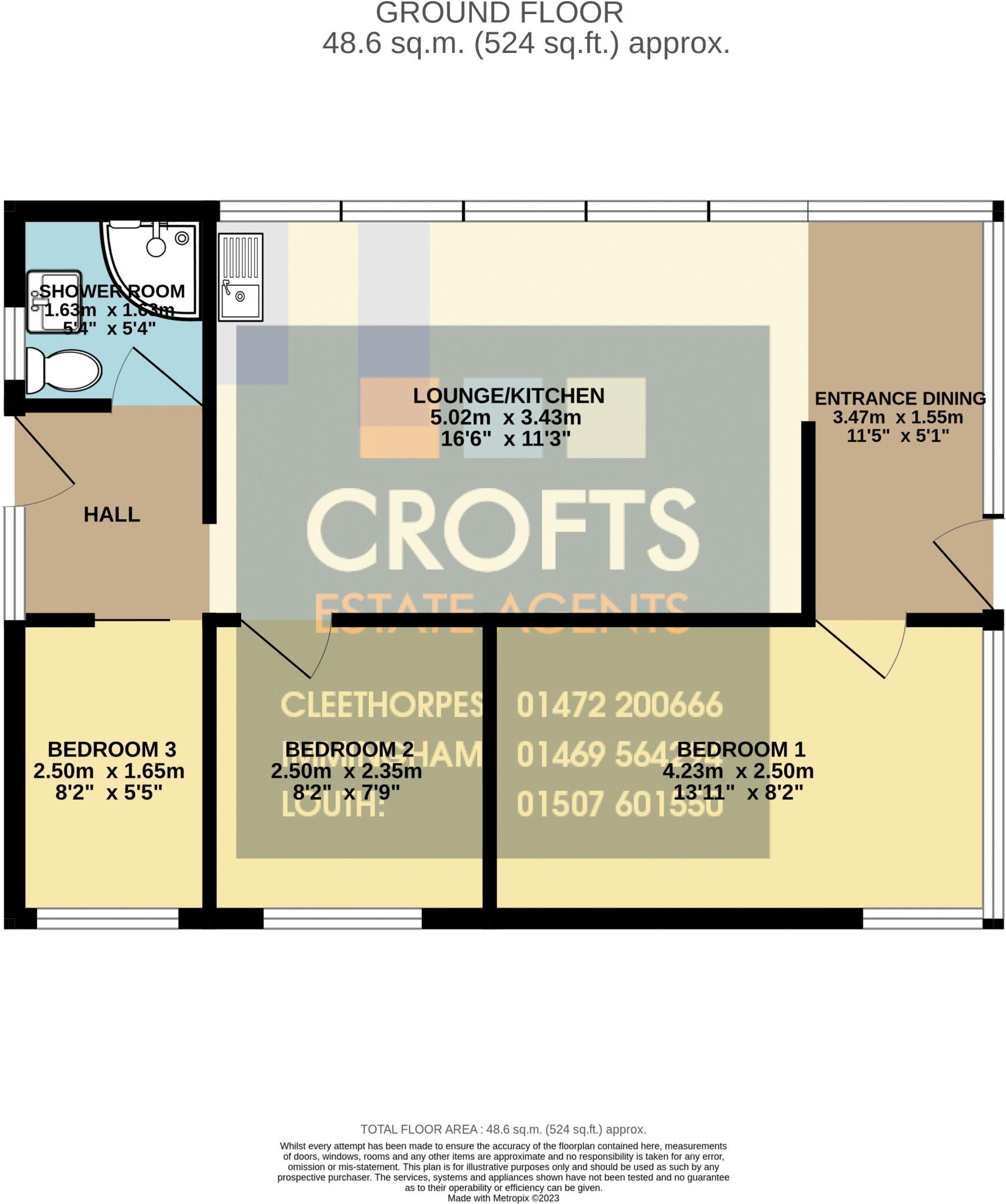 11TH Avenue, Humberston Fitties floorplan