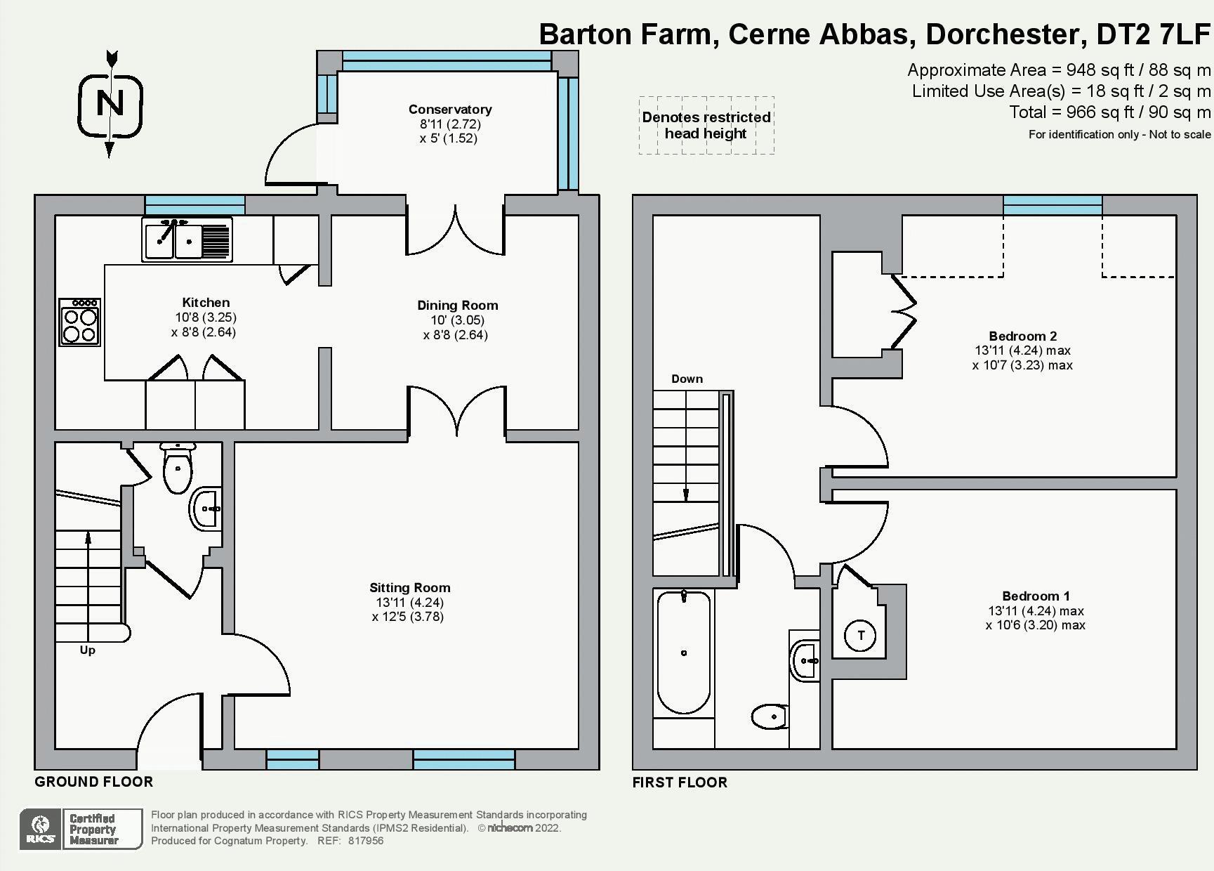 Barton Farm, Cerne Abbas, Dorchester floorplan