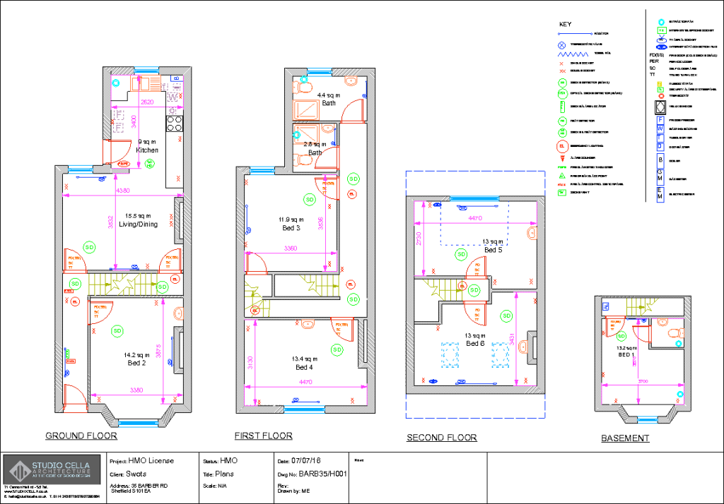 6 BED STUDENT HOUSE SHARE - CROOKESMOOR  floorplan