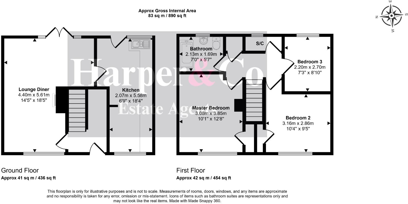 Hatfield Road. Billingham, TS23 3AL floorplan