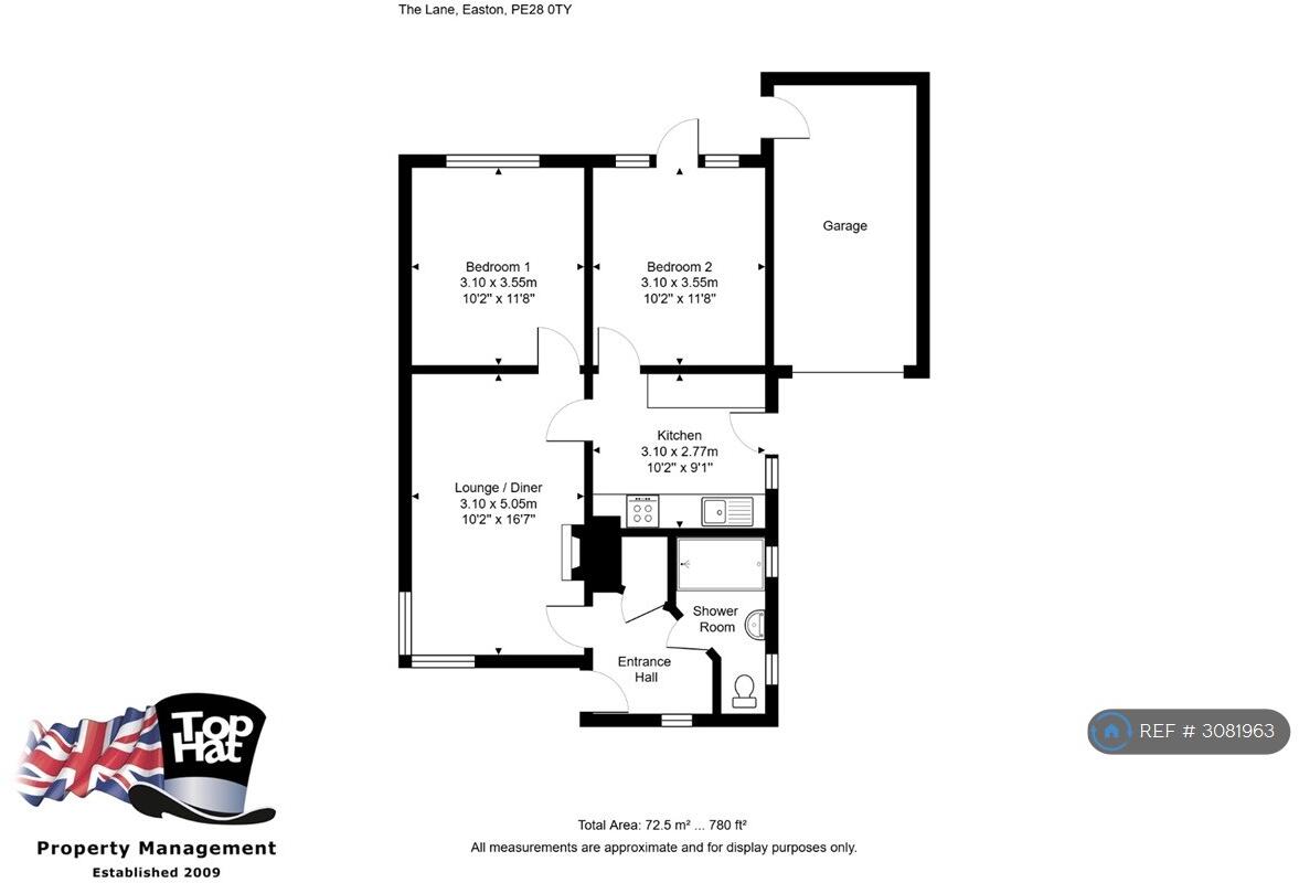The Lane, Easton, PE28 floorplan