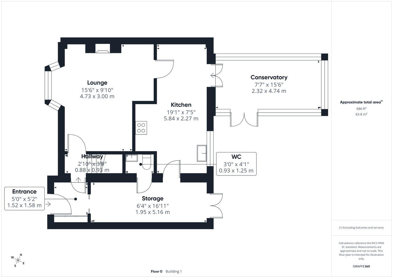 Springfield Crescent, Somercotes, DE55 floorplan