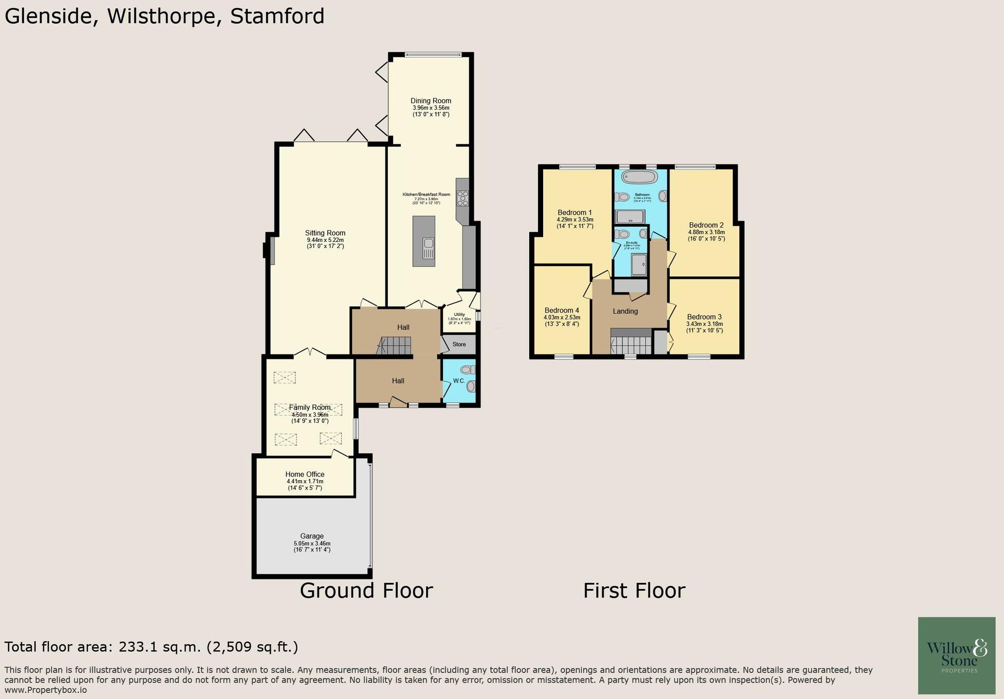 Wilsthorpe, Stamford, PE9 floorplan