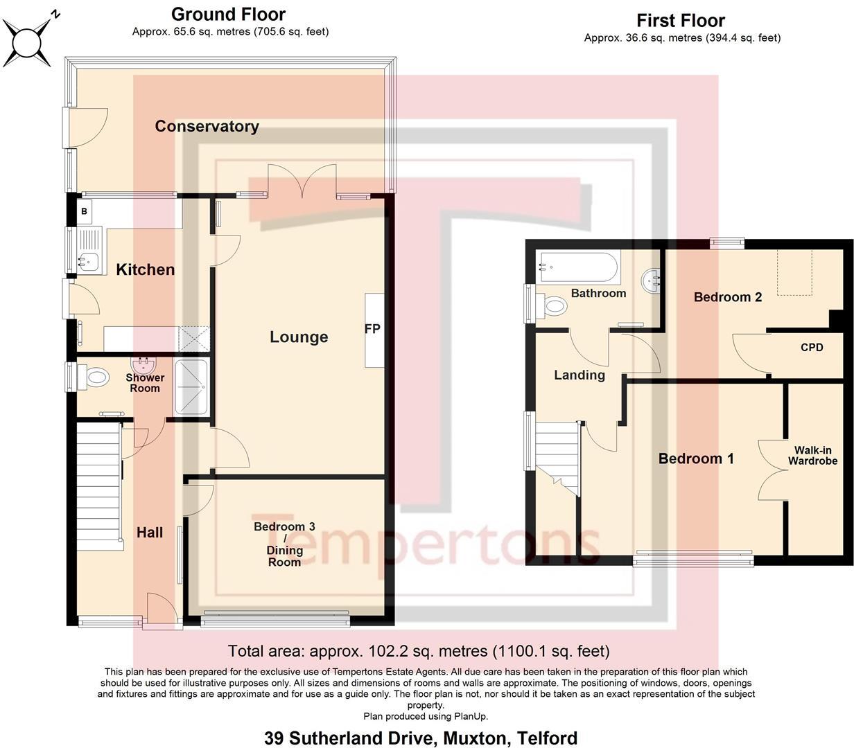 Sutherland Drive, Muxton, Telford floorplan