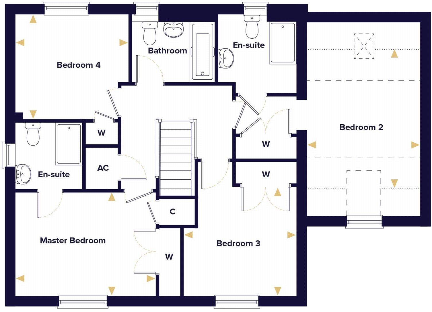 Queens Meadows, 63 John Allison Avenue, Holt, Norfolk, NR25 floorplan