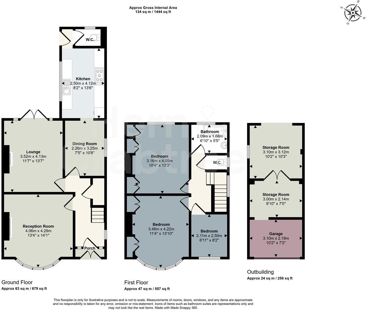 Bishops Walk, Llandaff, Cardiff floorplan