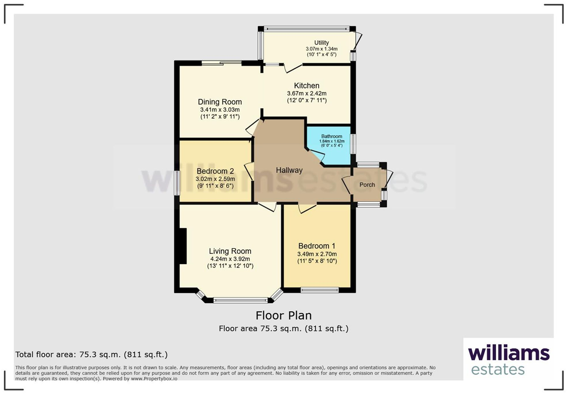 Ffordd Ffynnon, Prestatyn, LL19 floorplan